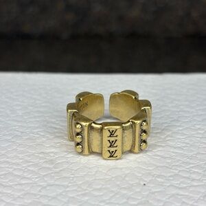Louis Vuitton 18k gold plated ring
